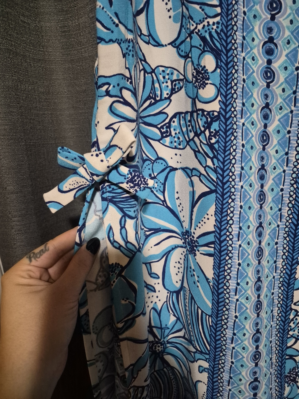 Lilly Pulitzer Donna Maxi Romper Sz. 8 - Picture 3 of 10